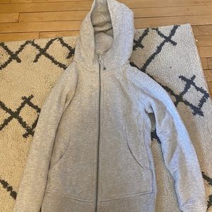 Lululemon grey scuba hoodie
